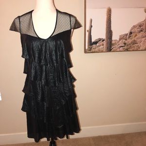 BCBGMaxAzria Black Mini Dress